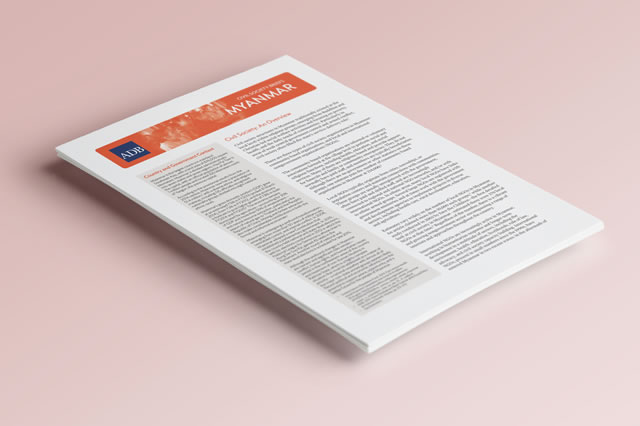 This brief provides an overview of civil society in Myanmar.