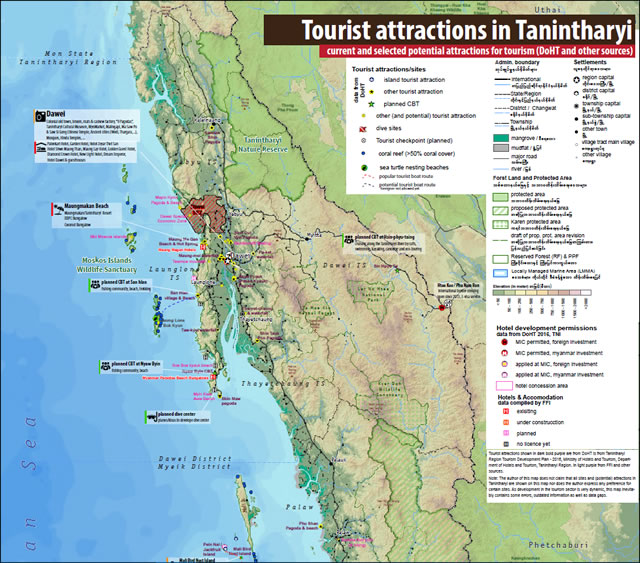 Tourist Attractions in Tanintharyi