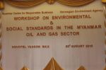 Note of a Meeting on Environmental & Social Standards in the Myanmar Oil and Gas Sector 