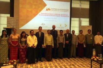 MCRB contributes to Australia-Myanmar Chamber of Commerce’s Good Governance in Mining Seminar in Nay Pyi Taw