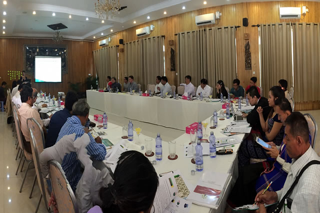The Hpaan workshop was the first of a series of joint workshops by PeaceNexus Foundation, the Myanmar Centre for Responsible Business (MCRB), and the Kaw Lah Foundation.