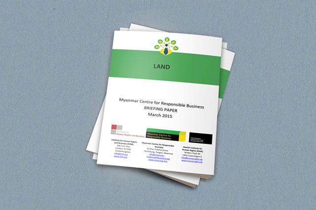 This briefing paper is intended to assist businesses investing in Myanmar that are conducting due diligence on land and seeking an understanding of the current landscape from a human rights/responsible business perspective.