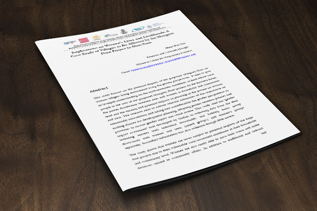 Hnin Wut Yee has researched the Implications on Women’s Lives and Livelihoods: A Case Study of Villages to Be Affected by the Mongton Dam Project in Shan State