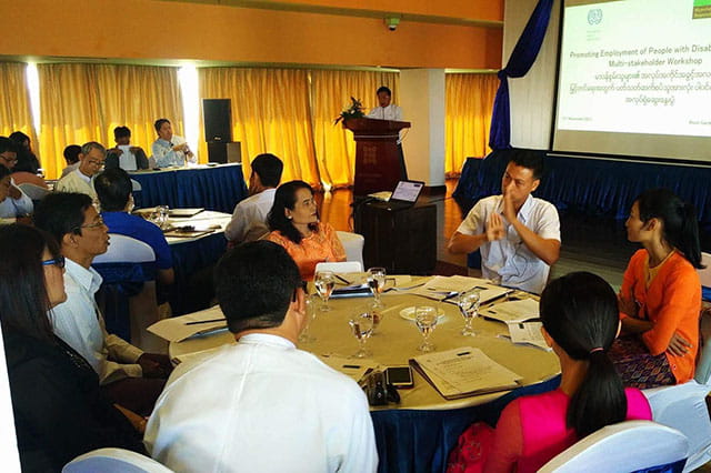 Over 100 participants attended from government, business, and civil society groups working for the rights of people with disabilities, as well as international experts.