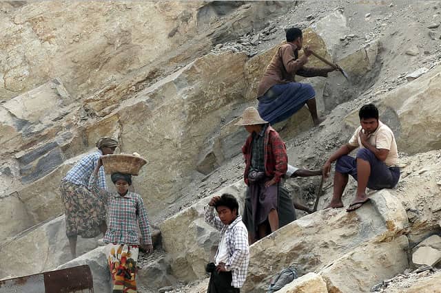 The Mining SWIA includes in-depth analysis of existing Myanmar policy and legal frameworks relevant to the mining sector. Photo: Ian M. Watkinson