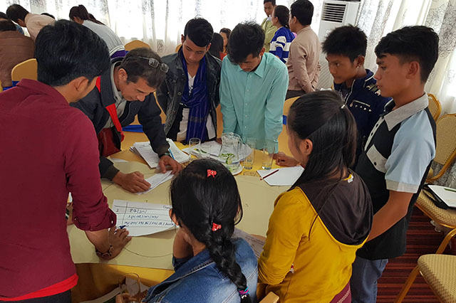 MCRB introduced participants to concepts of responsible business, creating shared value and the multiple understandings of ‘CSR’ in Myanmar.