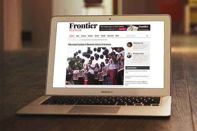 Vicky Bowman and Thompson Chau have an Op-Ed in Frontier Magazine today to celebrate World Media Freedom Day.