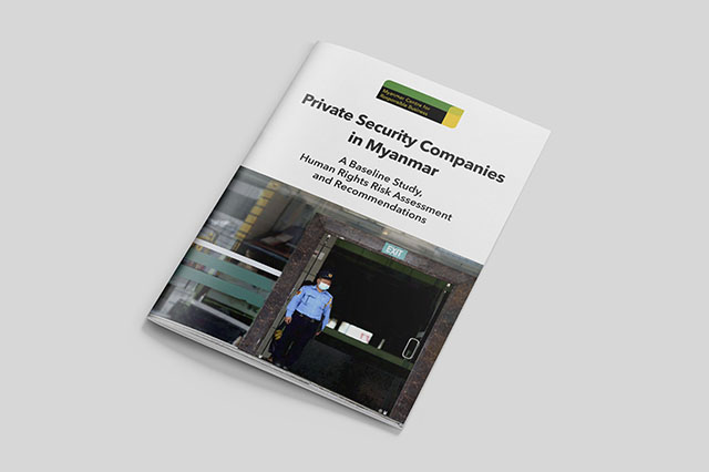 Report on Private Security Companies in Myanmar