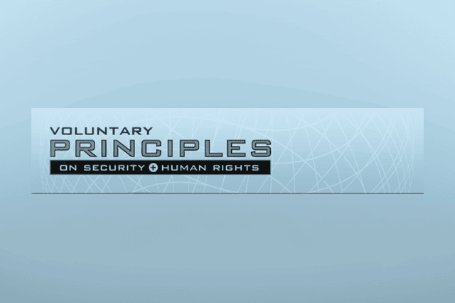 Voluntary Principles on Security and Human Rights