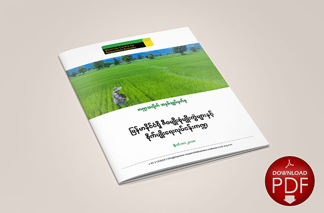 Biodiversity and the Agriculture Sector in Myanmar